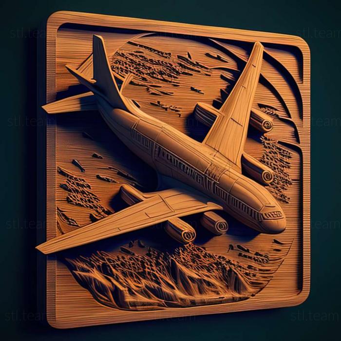 3D model X Plane 6 game (STL)